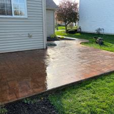 Stamped Concrete Patio Wash, Patch, and Stain in Westfield, IN 2