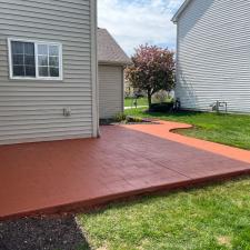 Stamped Concrete Patio Wash, Patch, and Stain in Westfield, IN 3