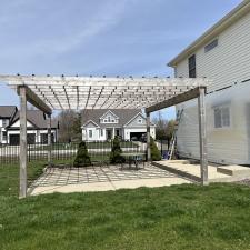 Pergola Painting in Zionsville, IN 0